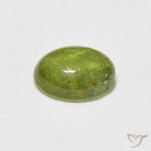 Tourmaline Gemstone in 6.2 x 4.8 mm Size for Sale, Tourmaline Stone in Olive Green Color