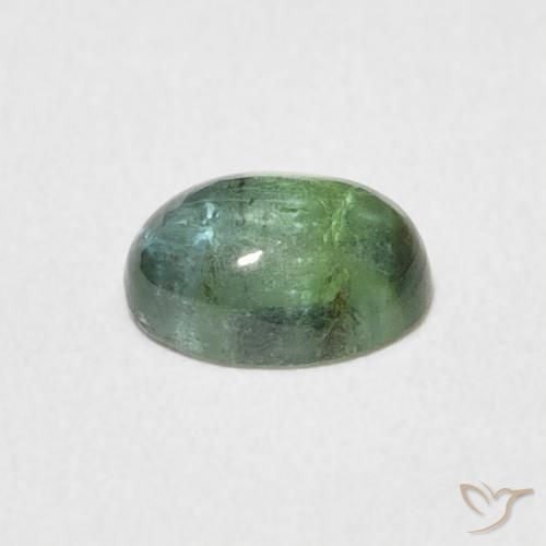 Tourmaline Gemstone in 6.4 x 4.7 mm Size for Sale, Tourmaline Stone in Medium Light Green Color