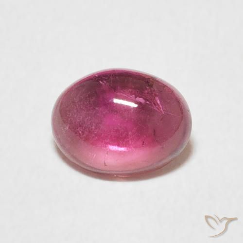 0.75ct Natural Deep Magenta Tourmaline, Oval, Transparent
