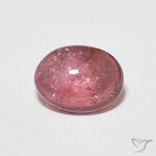 1.40ct Natural Dark PInk Tourmaline, Oval, Transparent