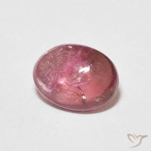 1.40 ct Pink Tourmaline Stone, Natural Tourmaline in Oval Cabochon Shape for Sale