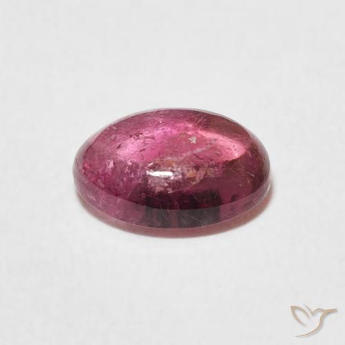Tourmaline Gemstone in 8 x 6 mm (calibrated) Size for Sale, Tourmaline Stone in Dark PInk Color