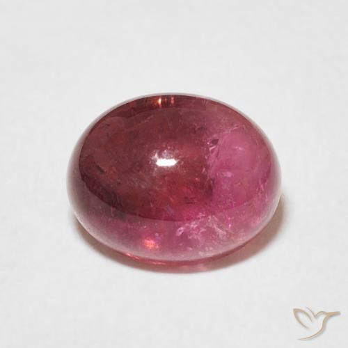 2.42ct Natural Dark Red Tourmaline, Oval, Transparent