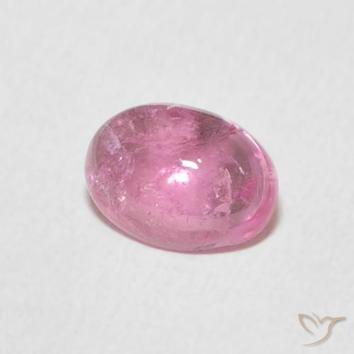 1.14ct Natural Bubblegum Pink Tourmaline, Oval, Transparent