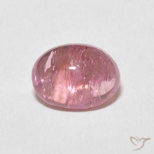 1.55ct Natural Intense Pink Tourmaline, Oval, Transparent