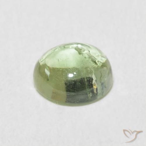 Tourmaline Gemstone in 6 mm (calibrated) Size for Sale, Tourmaline Stone in Olive Green Color