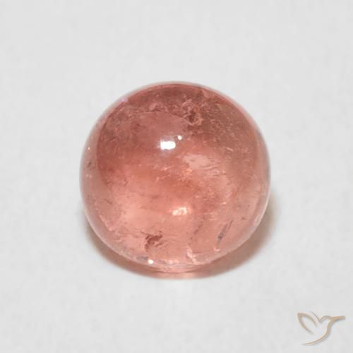 1.06ct Natural Reddish Pink Tourmaline, Round, Transparent, Photo A