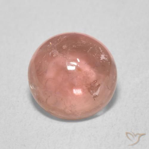 1.32ct Natural Medium Pink Tourmaline, Round, Transparent