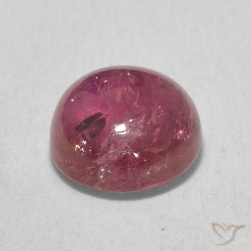Tourmaline Gemstone in 7 mm (calibrated) Size for Sale, Tourmaline Stone in Deep Pink Color