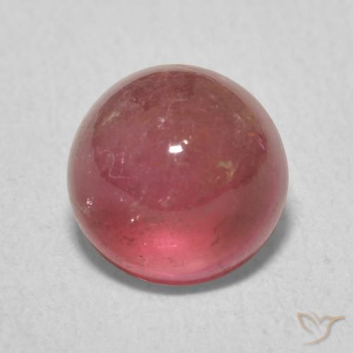 1.83ct Natural Dark Pink Tourmaline, Round, Transparent