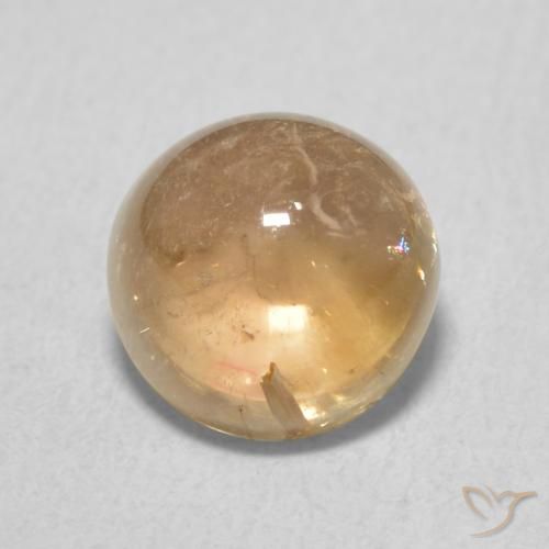 2.03ct Natural Golden Tourmaline, Round, Transparent
