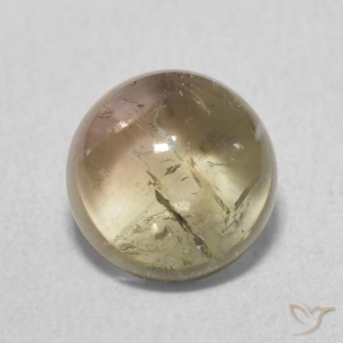 1.89ct Natural Multicolor Tourmaline, Round, Transparent