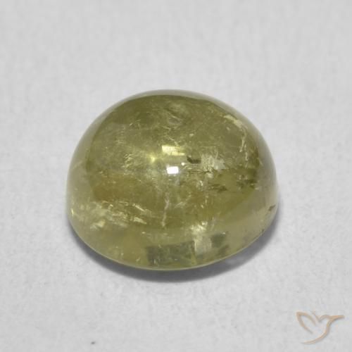 Tourmaline Gemstone in 7 mm (calibrated) Size for Sale, Tourmaline Stone in Yellowish Green Color