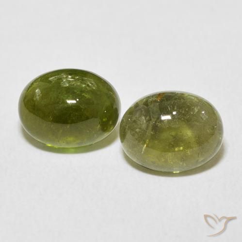 4.51ctw Natural Medium Green Tourmaline, Oval, Transparent
