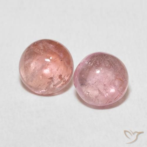 2.18ctw Natural Light Pink Tourmaline, Round, Transparent
