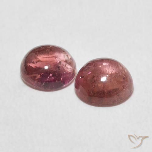 Tourmaline Gemstones in 6 mm (calibrated) Size for Sale, Tourmaline Stones in Deep Pink Color