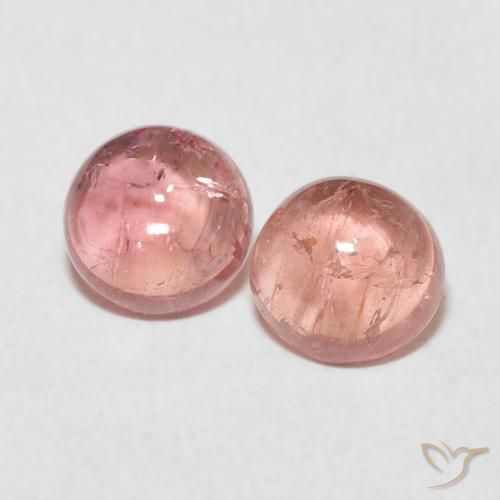 1.90ctw Natural Bubblegum Pink Tourmaline, Round, Transparent