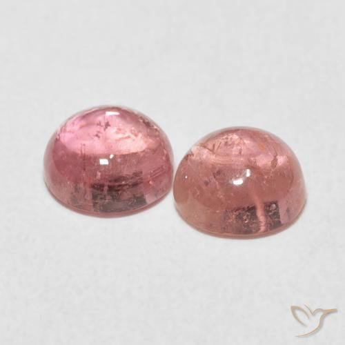 Tourmaline Gemstones in 6 mm (calibrated) Size for Sale, Tourmaline Stones in Bubblegum Pink Color