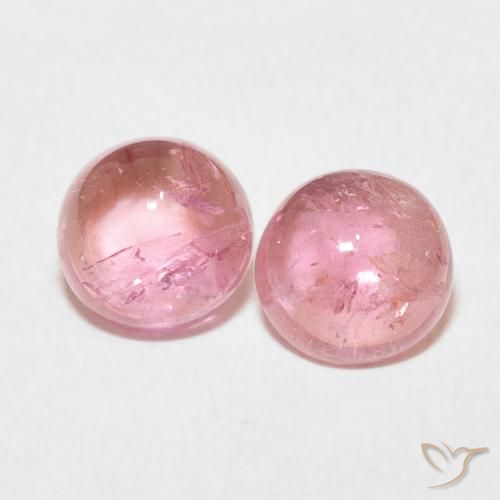 2.68ctw Natural Bubblegum Pink Tone Tourmaline, Round, Transparent