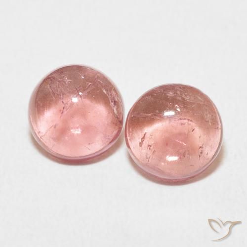 2.48ctw Natural Rose Pink Tourmaline, Round, Transparent