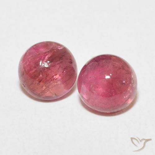 2.69ctw Natural Fruit Punch Red Tourmaline, Round, Transparent