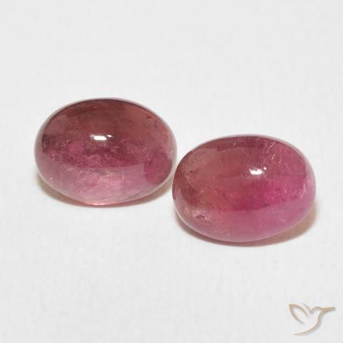 3.19ctw Natural Dark PInk Tourmaline, Oval, Transparent