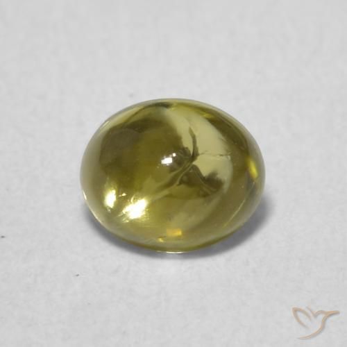 0.75ct Natural Warm Earthy Green Tourmaline, Oval, Transparent