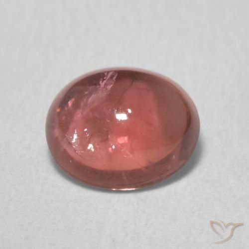 0.86ct Natural Deep Rose Pink Tourmaline, Oval, Transparent