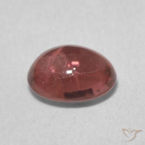 Tourmaline Gemstone in 6.5 x 5.3 mm Size for Sale, Tourmaline Stone in Deep Rose Pink Color
