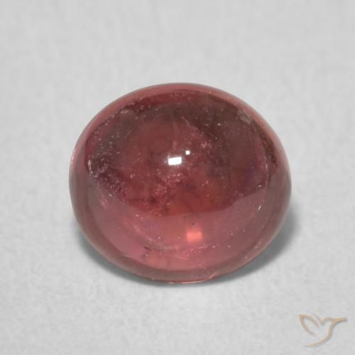0.86ct Natural Dark Red Tourmaline, Oval, Transparent