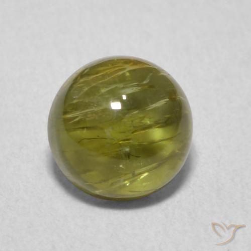 1.18ct Natural Dark Green Tourmaline, Round, Transparent