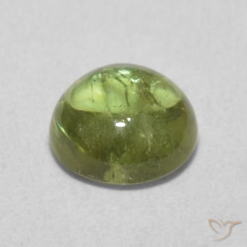 Tourmaline Gemstone in 6.5 mm (calibrated) Size for Sale, Tourmaline Stone in Light Lively Green Color