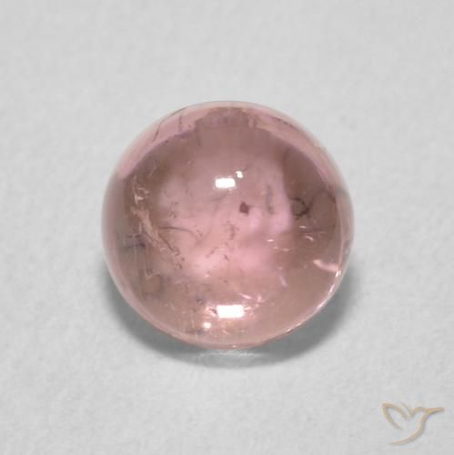1.03ct Natural Bubblegum Pink Tourmaline, Round, Transparent