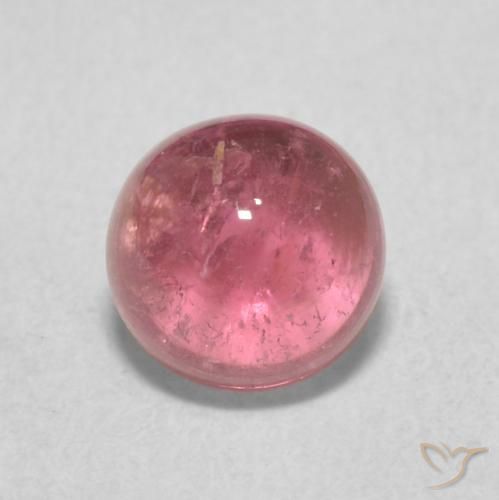 1.12ct Natural Reddish Pink Tourmaline, Round, Transparent