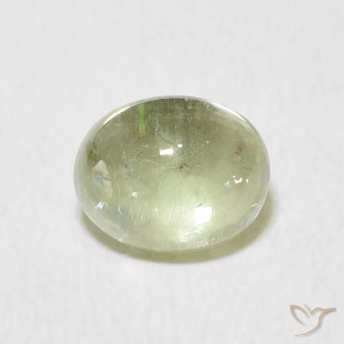 1.64ct Natural Grayish Green Tourmaline, Oval, Transparent