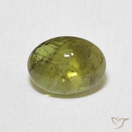 1.37ct Natural Medium Green Tourmaline, Oval, Transparent