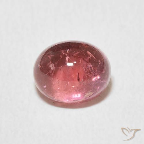 1.61ct Natural Deep Pink Tourmaline, Oval, Transparent
