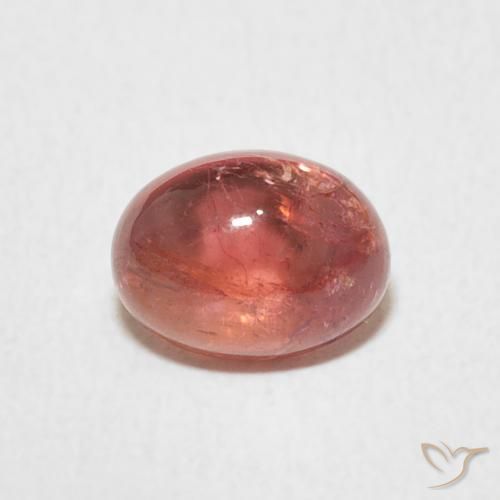 1.25ct Natural Intense Reddish Pink Tourmaline, Oval, Transparent