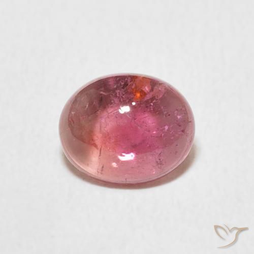 1.13ct Natural Light Merlot Red Tourmaline, Oval, Transparent