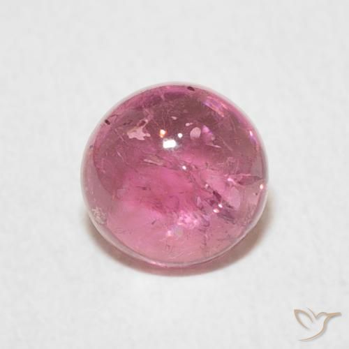 1.01ct طبيعي أحمر عصير الفواكه تورمالين, دائري, شفاف, Photo A