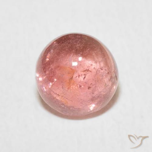 1.29ct Natural Medium Pink Tourmaline, Round, Transparent