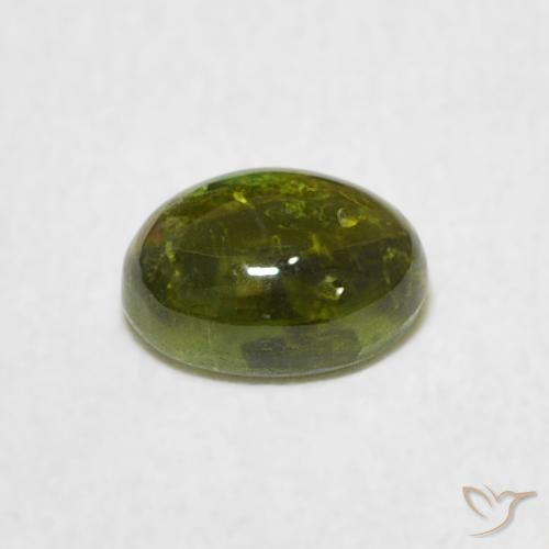 Tourmaline Gemstone in 6 x 4.8 mm Size for Sale, Tourmaline Stone in Medium Green Color