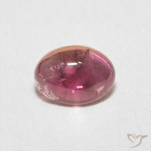0.72ct Natural Medium Purple Tourmaline, Oval, Transparent