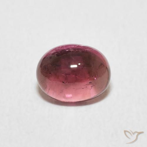 0.85ct Natural Fruit Punch Red Tourmaline, Oval, Transparent