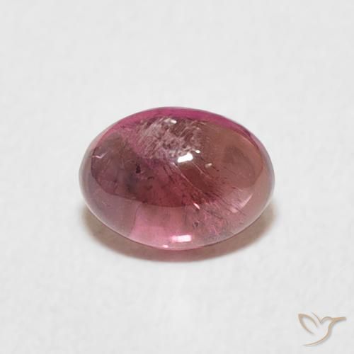 0.71ct Natural Orangish Pink Tourmaline, Oval, Transparent