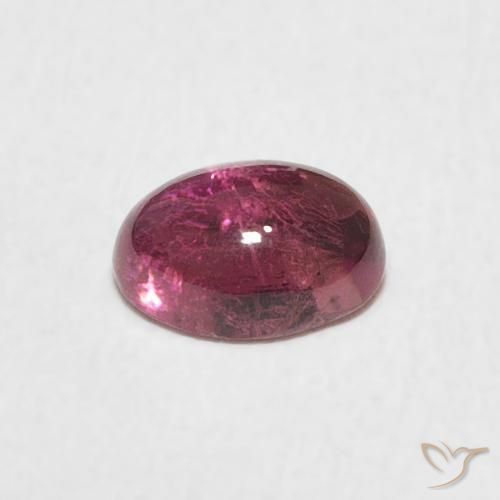 Tourmaline Gemstone in 6.3 x 4.7 mm Size for Sale, Tourmaline Stone in Orangish Pink Color