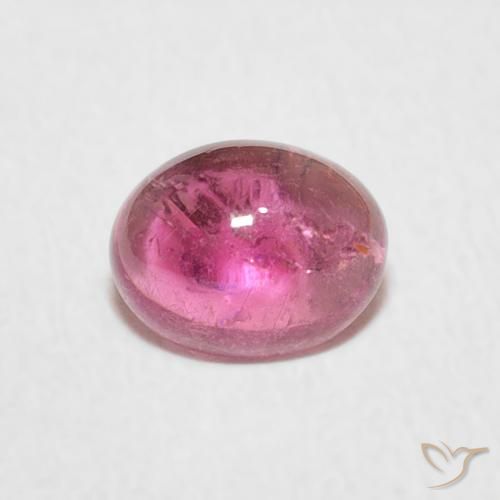 0.81ct Natural Hot Pink Tourmaline, Oval, Transparent