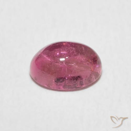 Tourmaline Gemstone in 6.3 x 5 mm Size for Sale, Tourmaline Stone in Hot Pink Color