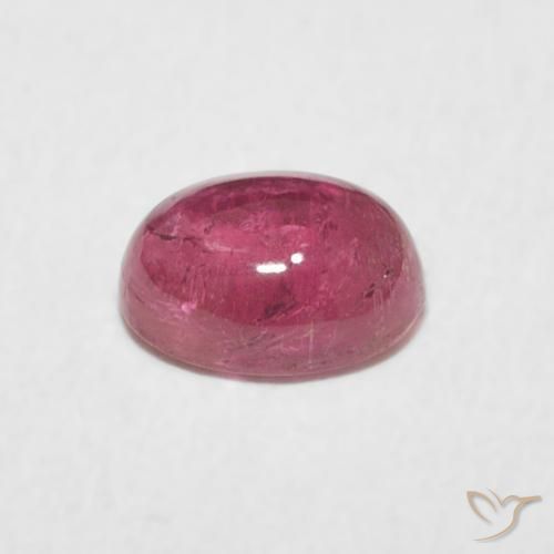 Tourmaline Gemstone in 6.3 x 5 mm Size for Sale, Tourmaline Stone in Hot Pink Color