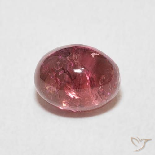 0.80ct Natural Purplish Cherry Red Tourmaline, Oval, Transparent